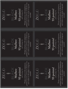 Icon of Malbec Black Shelftalkers