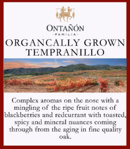 Icon of Organically Grown Tempranillo Case Card