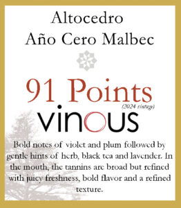 Icon of Año Cero Malbec Case Card