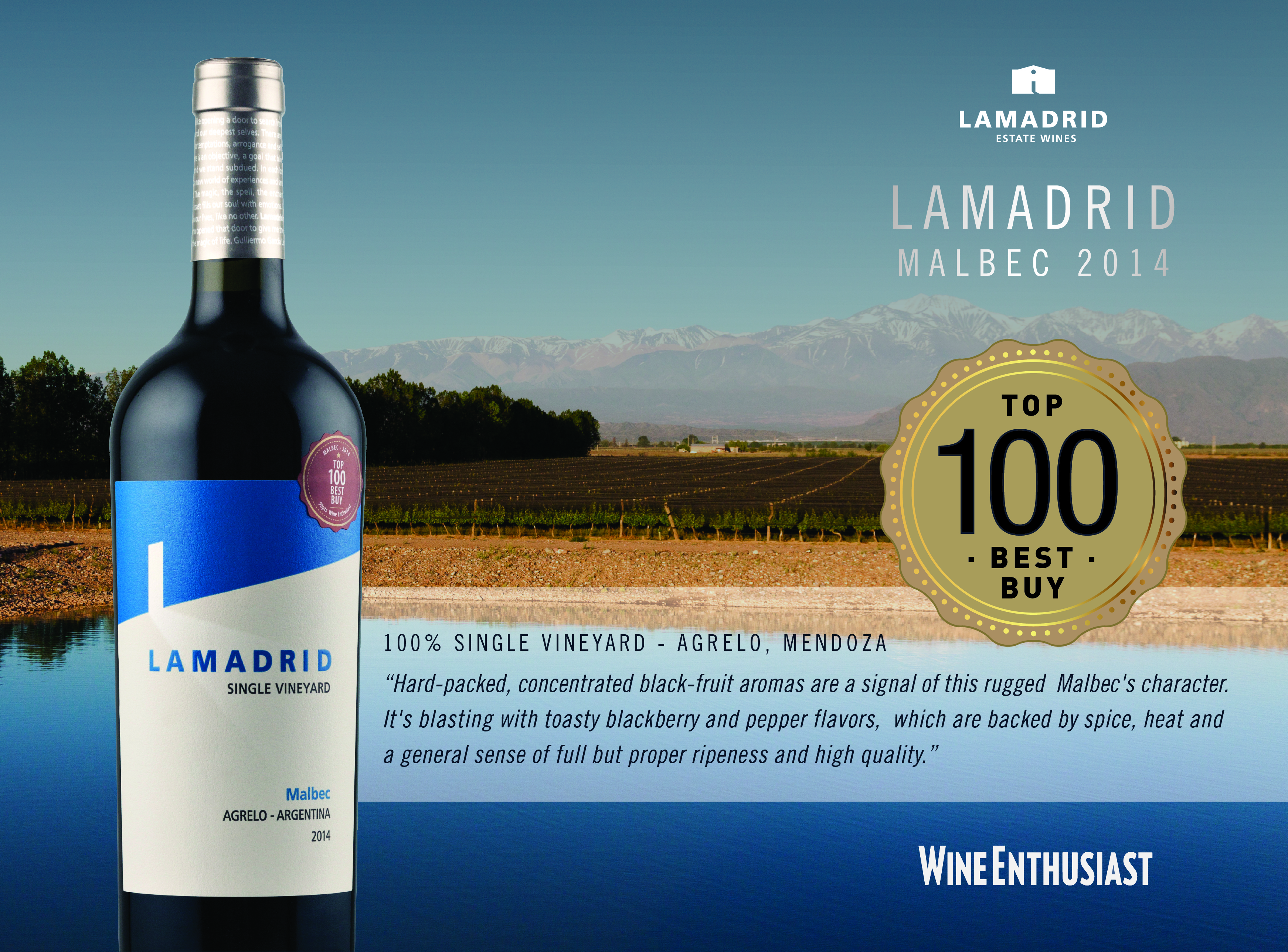 Malbec Top 100 Poster