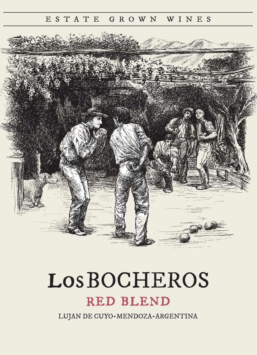 Red Blend Front Label