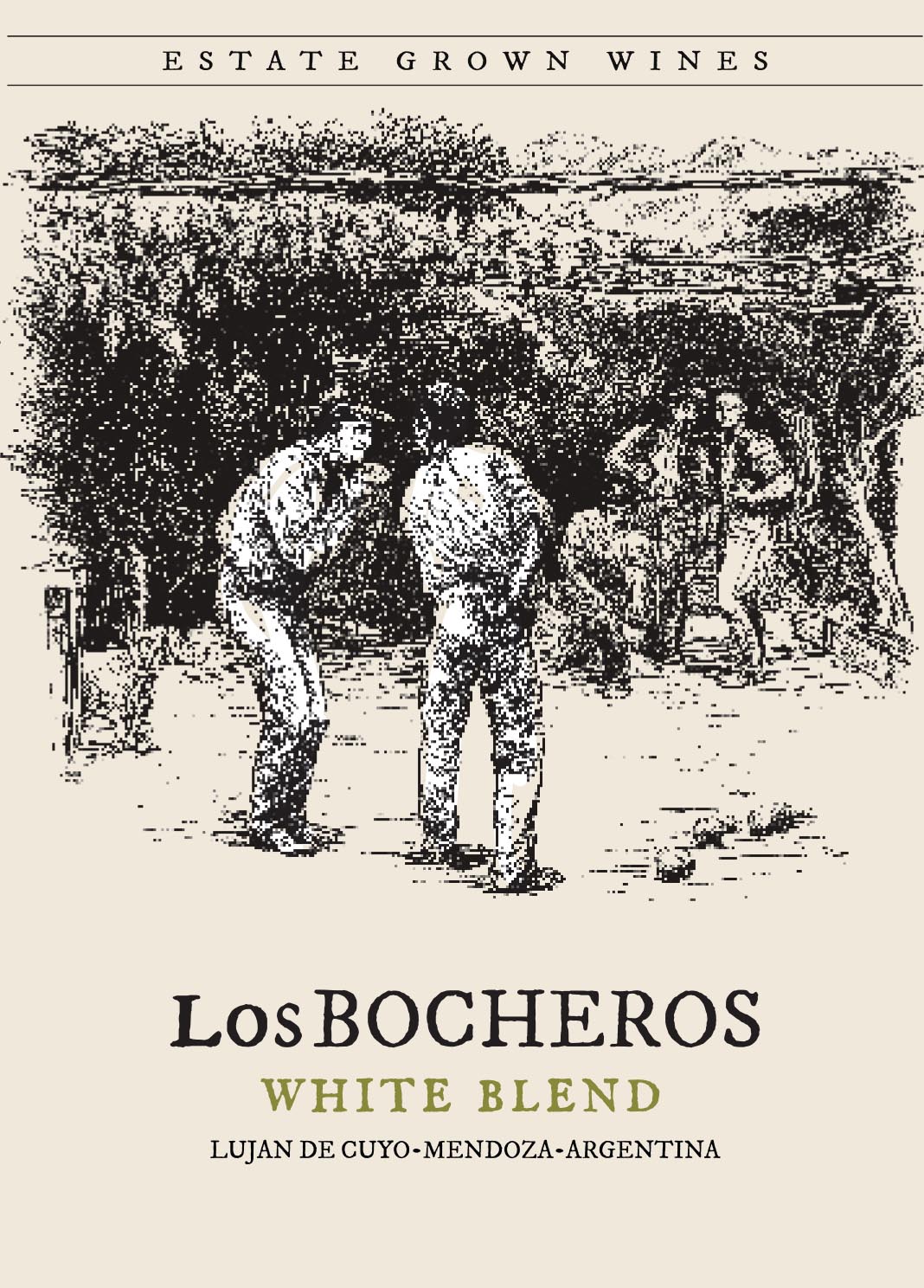 White Blend Front Label