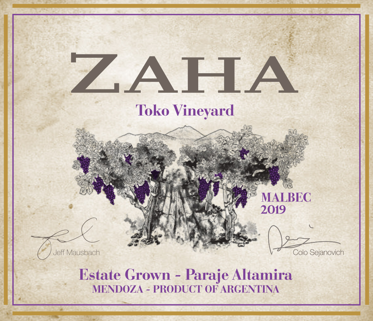 Malbec Front Label