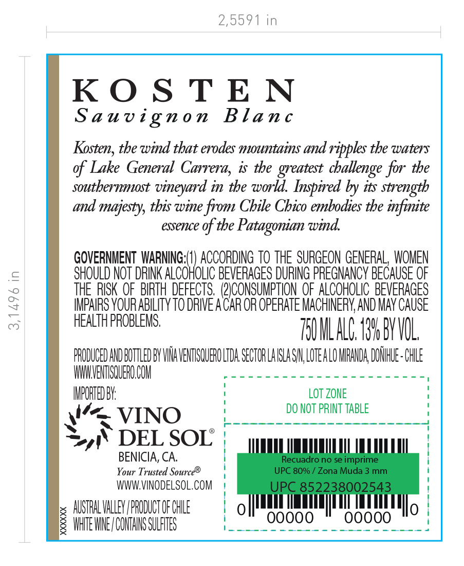 Sauvignon Blanc Front Label