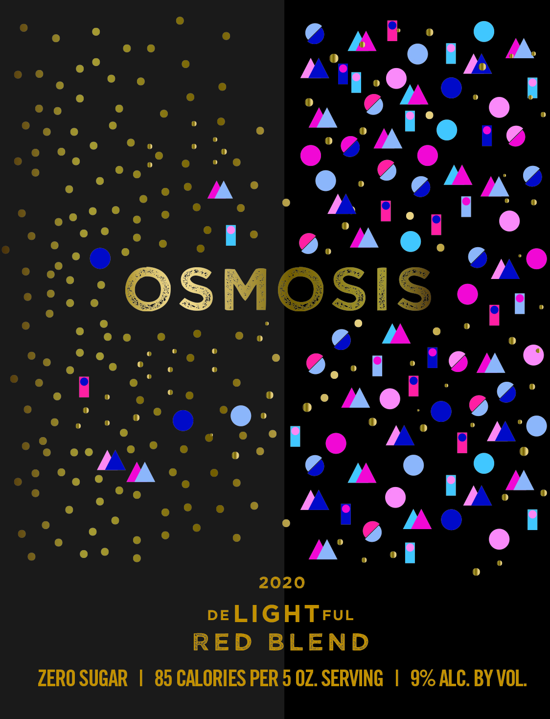 Red Blend Front Label