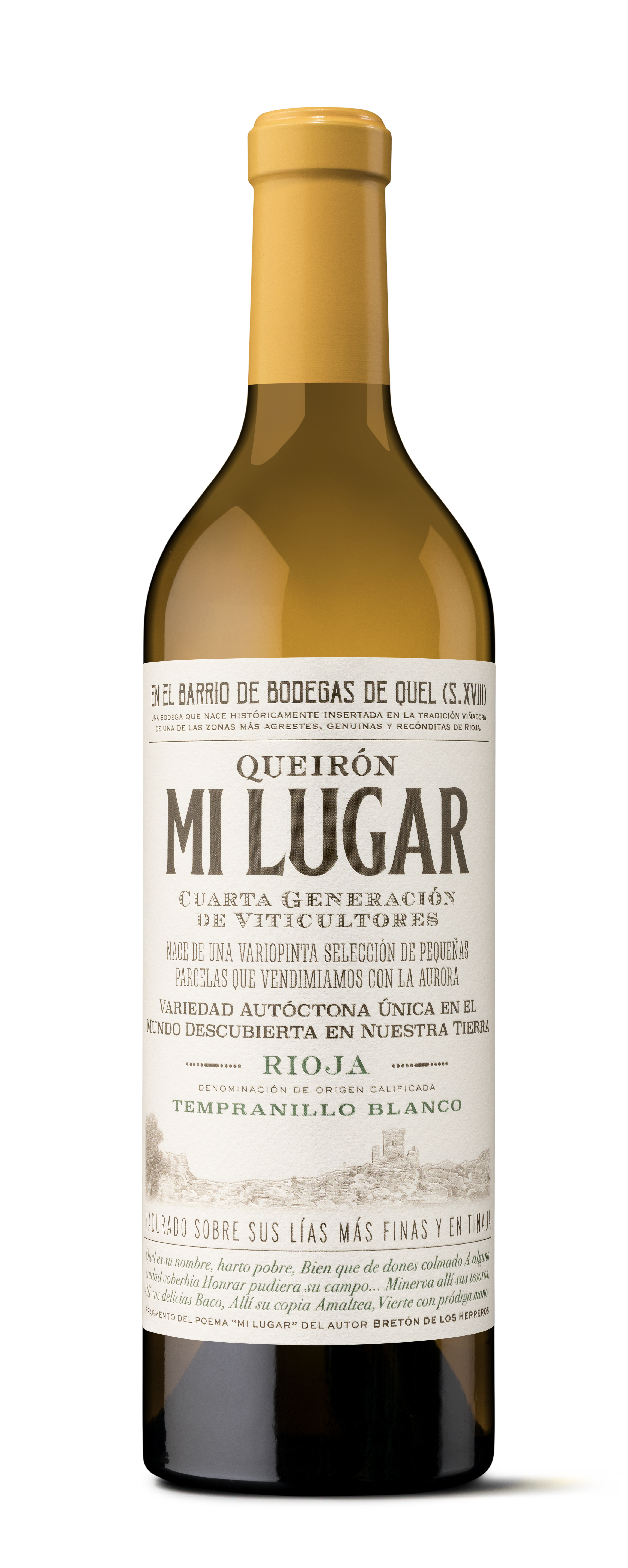 Mi Lugar Tempranillo Blanco Bottle Shot