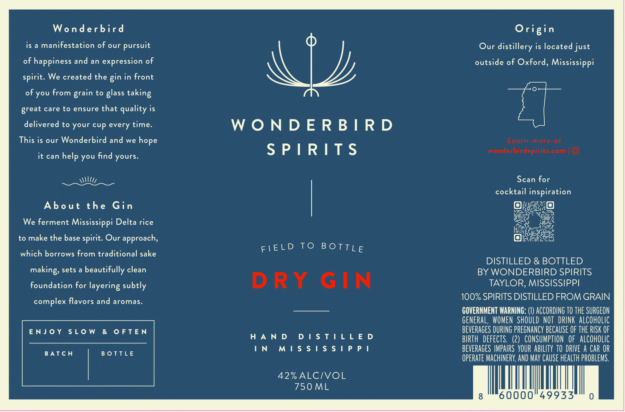 DryGin Label